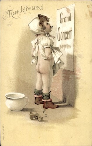 Präge litho kind - litho, mit