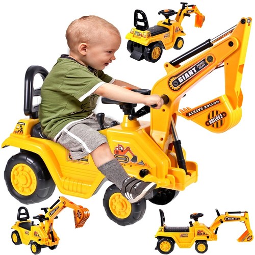 Malplay rutschauto bagger mit - rutschauto,