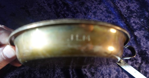 Antik schale versilbert - schale,